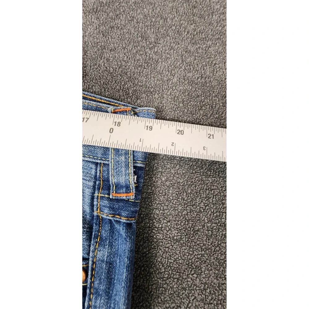 True Religion World‎ Embroidered Rare Men 38x33.5 Yuppie Distressed Denim Y2K